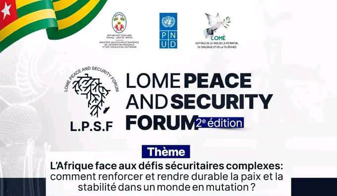 Lomé: la 2ème édition du Peace and Security Forum se tient du 11 au 12 octobre 2025